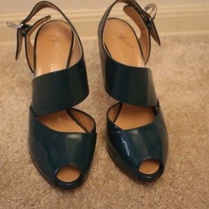 6. Giuseppe Zanotti Vero Cuoio patent heels